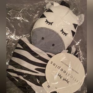 Brand new in bag Zebra lovey Little Sleepies